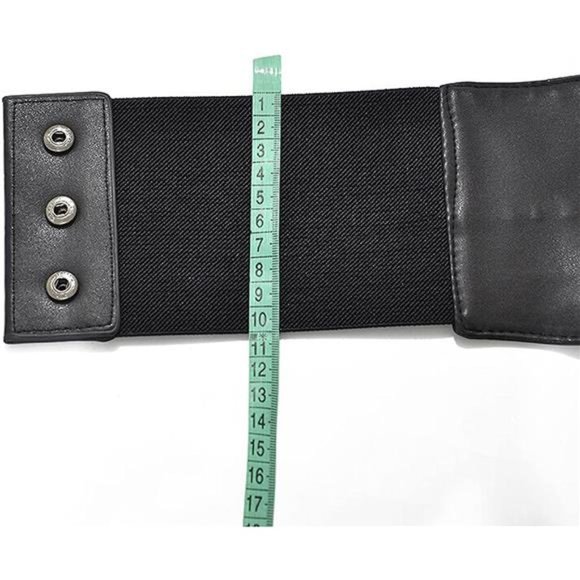Vintage Lace-up Corset Belts for Womens,Retro Elastic Cinch Waist Belt,Tied main image 7